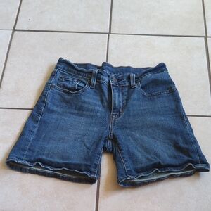 Levi's Dark Blue Denim Shorts